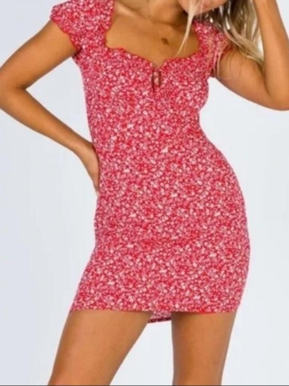 NWT Princess Polly Corrina Floral Mini Dress Size 6